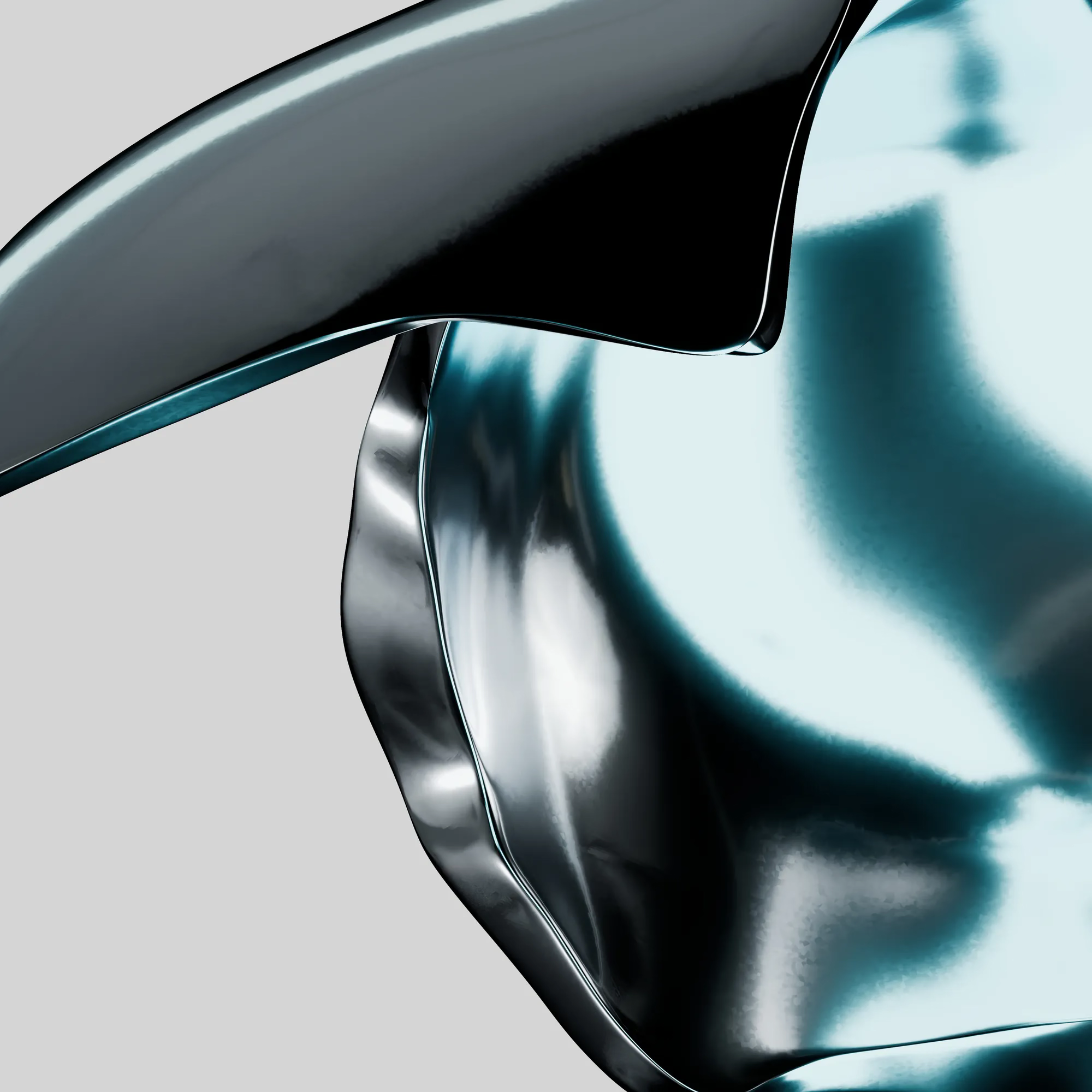 blue and silver with hdri lighting