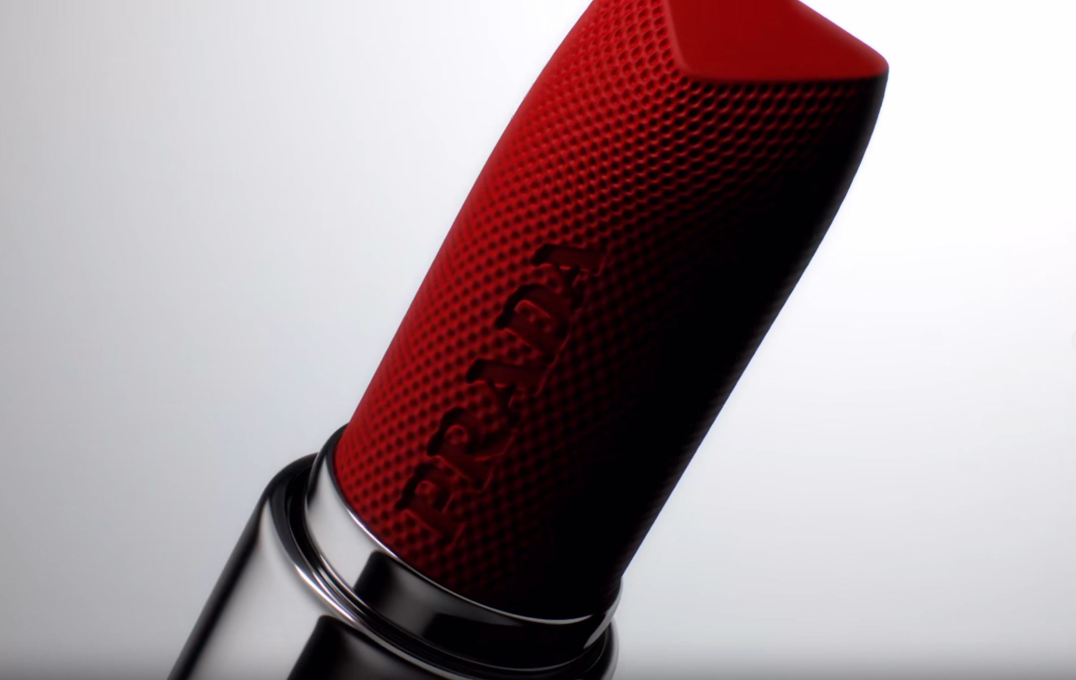closeup of the lipstick