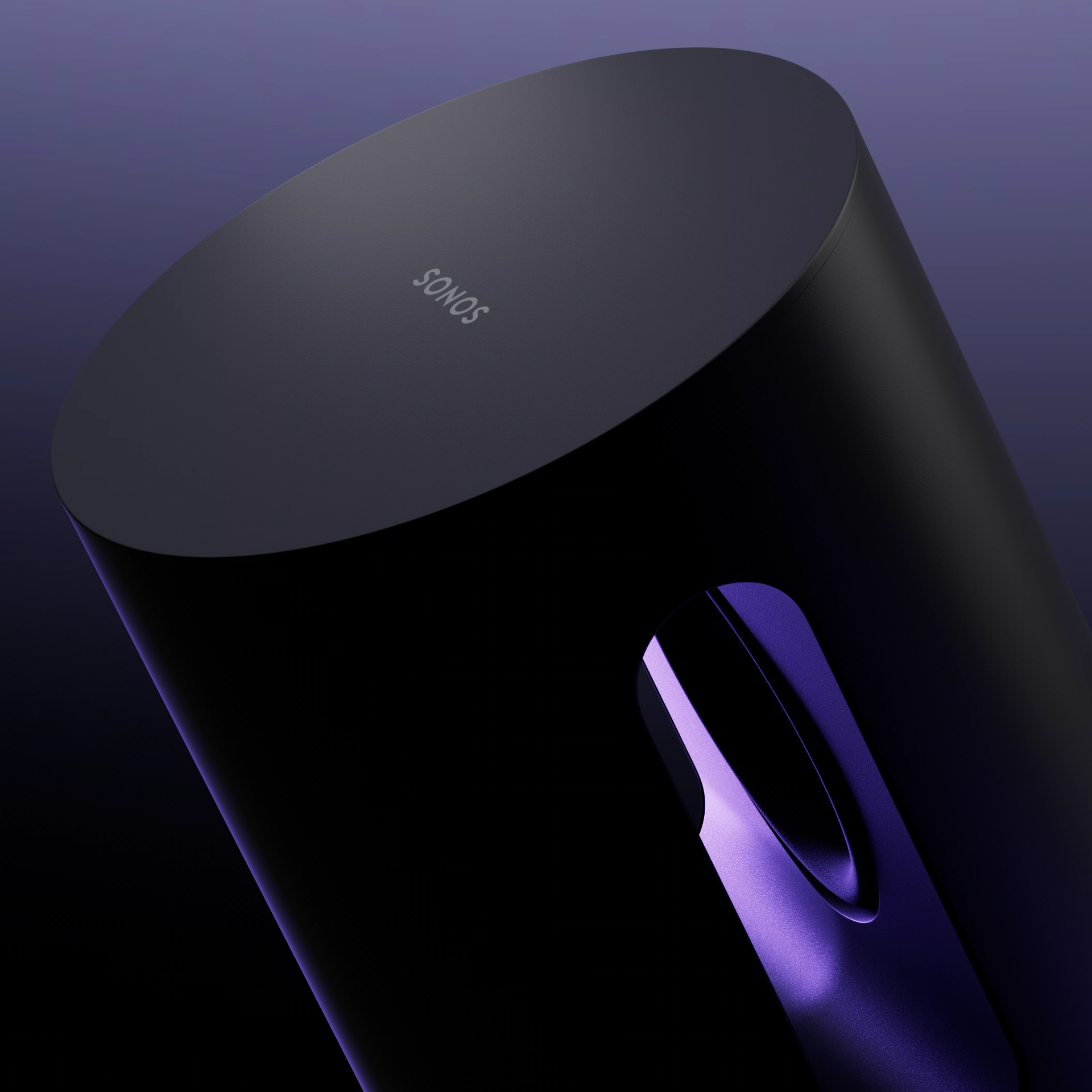sonos with purple lighting
